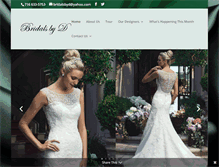 Tablet Screenshot of bridalsbyd.net